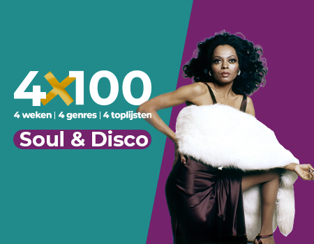 Dit is de 4X100 van Nostalgie Plus TOP 100 Soul en Disco